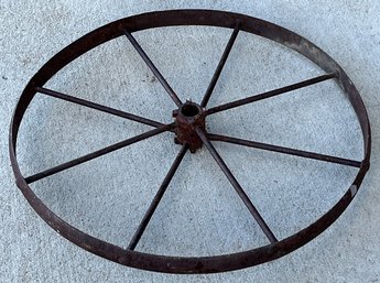 Vintage Metal Wheel