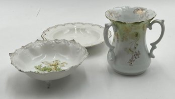 3 Vintage Porcelain Dishes