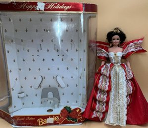 Vintage 10th Anniversary 'Happy Holidays' Barbie - (B7)