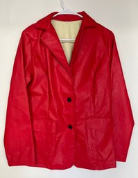 Red Polyester Jacket