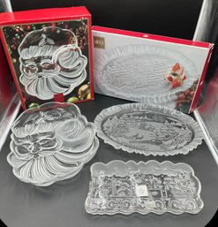 3 Holiday Themed Serving Dishes (DB7)