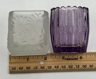 2 Vintage Glass Dishes