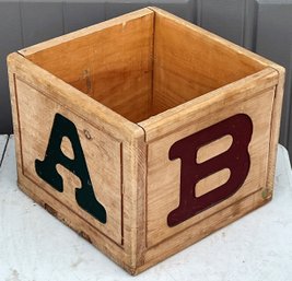 ABC Wood Cube