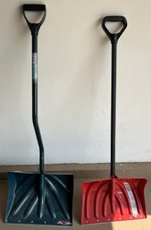 Lot Of 2 Snow Shovels - (g)