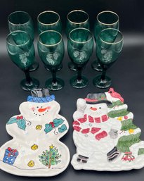 Vintage Holiday Dishes (DB22)
