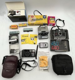 Lot Of Vintage Cameras & Equipment - (LR)
