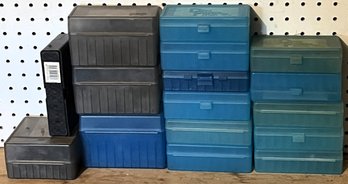 15 Assorted Size Ammo Cases - (GU)
