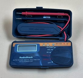 Radio Shack Auto Ranging LCD Digital Multimeter Pocket Size