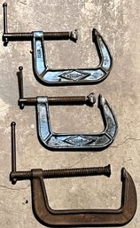 Lot Of 3 C Clamps - (GU)