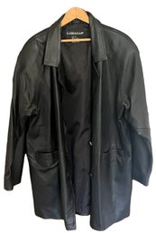 Savanah Men's Black Leather Jacket - (BBR)