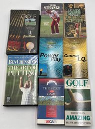 Lot Of 8 Golf VHS Tapes