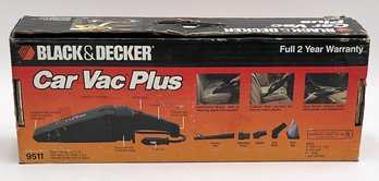BLACK & DECKER Car Vac Plus 9511 New In Box