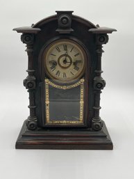 Antique Wood Welch Spring And Company Patti V.P.  Clock