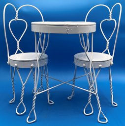 Metal Doll Table & Chairs