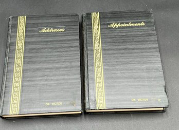 Set Of 2 Vintage 1950s Address & Appointment Books