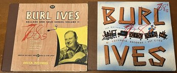 Lot Of 2 Burl Ives Record Sets 78 RPM - (BBR2)