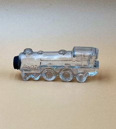 Vintage Glass Locomotive Candy Container