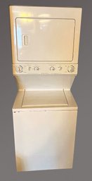 Frigidaire White Stacked Washer And Electric Dryer Laundry Center (Model # FLEB8200DS0)