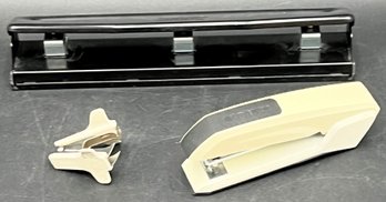 3 Hole Punch, Stapler & Staple Remover