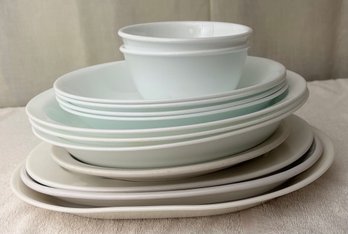 Collection Of White Dishes  (KB17)