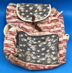 Flag Design Canvas Backpack