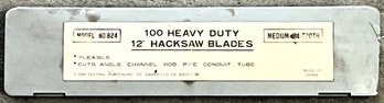 Heavy Duty 12' Hacksaw Blades - (G)