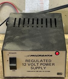 MICRONTA Regulated 12 Volt Power Supply - (G)