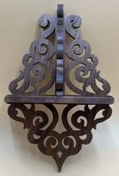 Vintage Ornate Wood Wall Shelf #2- (FRH)