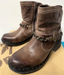 New Women's Dromedaris 'Koko Chocolate' Strap Boots - S9 (G4)