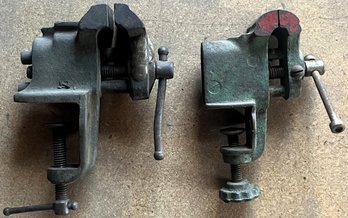 2 Small Metal Vise - (S)