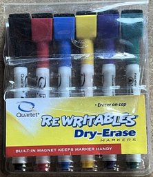 Re Writable Magnet Dry-Erase Markers New In Packaging - (S)