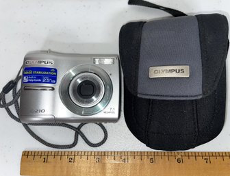 Vintage Olympus FE-210 7.1Megapixel Camera & Case - (G3)