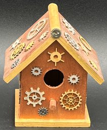 Wood Gear Design Bear House Decor - (P)