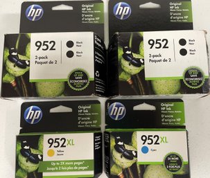 New In Box HP 952 /952 XL Ink Cartridges Dated 10-21-9/22 - (G5)