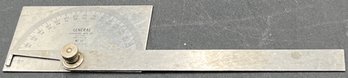 Vintage GENERAL HARDWARE MFG. CO. No. 17 Metal Protractor - (P)