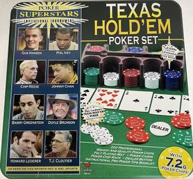 Texas Hold'em Poker Set - In Tin - (G5)