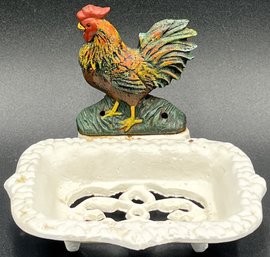 Vintage Cast Iron Rooster - (P)