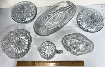 Cut Glass Candy Dishes & Serving Bowls - (G5)