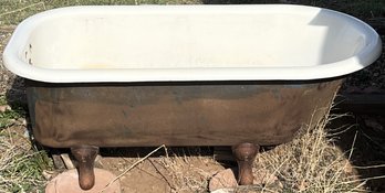 Vintage Cast Iron Bath Tub - (O)