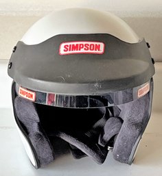 SIMPSON Motorcycle Helmet In Summit Racing Bag - (G)