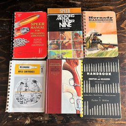 Lot Of 6 Reloading Ammunition Books