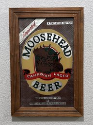 Moosehead Beer Wood Frame - (B)