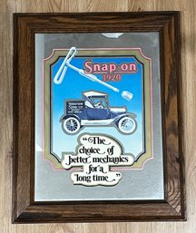 Snap-on 1920 Mirror Picture In Wood Frame - (B)