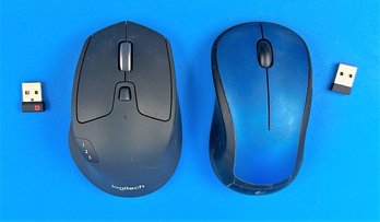 Lot Of 2 LOGITECH Wireless Mouse