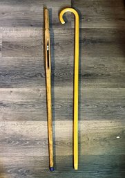 Lot Of 2 Wooden Canes