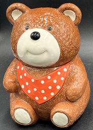 Vintage OTAGIRI Of Japan Bear Cookie Jar - (LR)