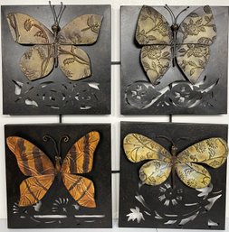 3 Dimensional Metal Butterfly Wall Hanging - (PAC)