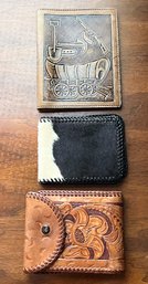 Lot Of 3 Leather Wallets
