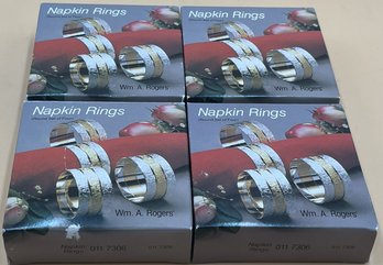 4 Boxes Of Napkin Rings - (FR)