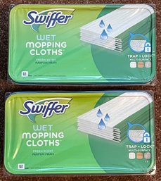 2 Packages Of Swiffer Wet Mopping Cloths - NEW